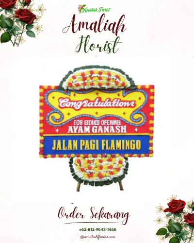 Bunga Papan Congratulation di Klandasan Ilir